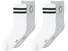 Name It strømper lys grå meleret og hvid 4-pak